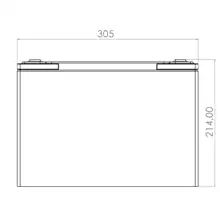 PowerBrick LiFePO4 Solid-State 12V-120Ah - Front - Face avant