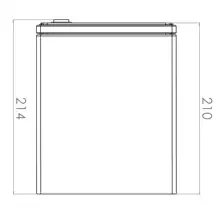 PowerBrick LiFePO4 Solid-State 12V-120Ah - Side view - vue de coté