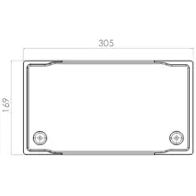 PowerBrick LiFePO4 Solid-State 12V-120Ah - Top view - vue de dessus
