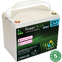 PowerBrick «Smart» 24V-50Ah with BlueTooth and cells active balancing